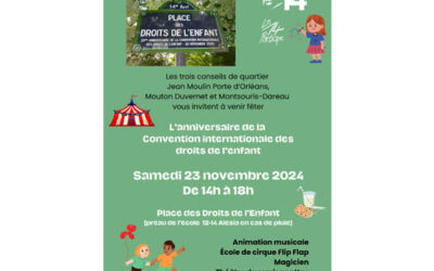 23/11 >> Anniversaire Convention Internationale des droits de l’Enfant