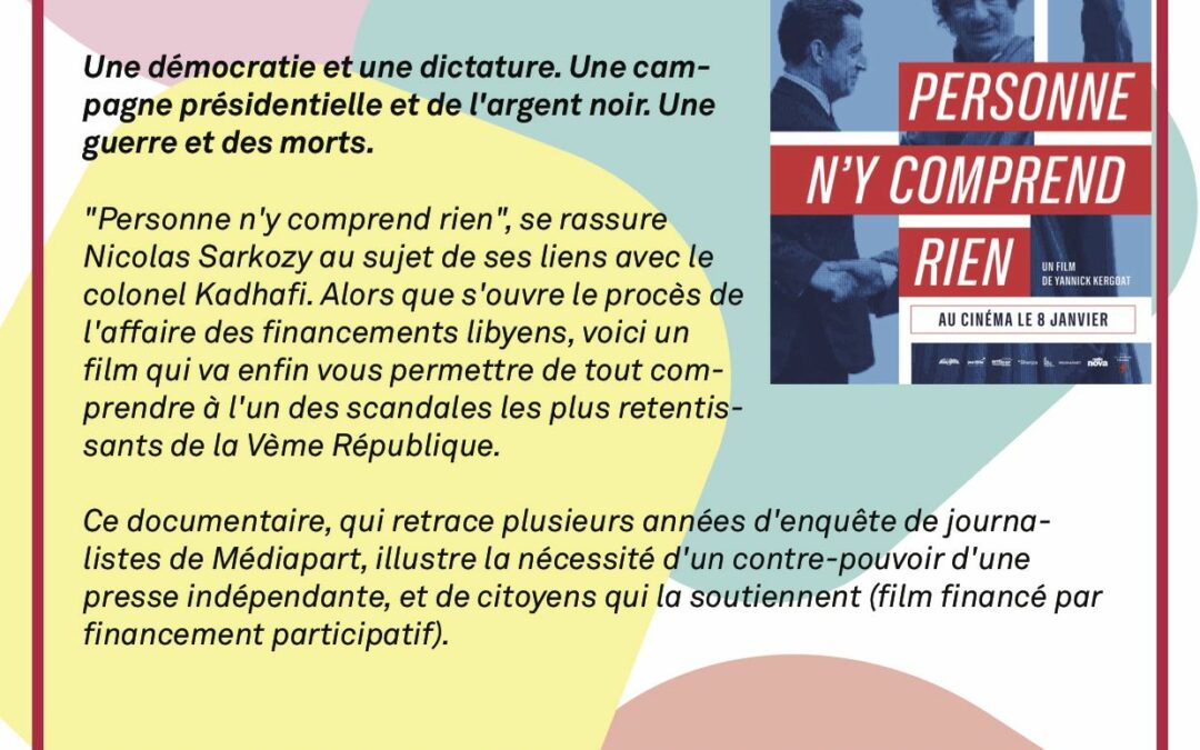 20/01>Projection « PERSONNE N’Y COMPREND RIEN » ATTAC